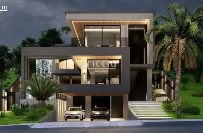 Maravilhoso sobrado no alphaville 1 - 590 m² de construção - 4 suítes - pague em 24 x direto com o proprietario.