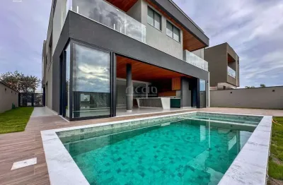 Sobrado maravilhoso à venda, cond. alphaville 5 suítes, com 450 m² útil - urbanova sjc