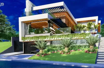 Casa luxuosa cond. reserva do paratehy - 5 suítes à venda, inicio de obras no urbanova - c/ 700 m² construção/elevador/piscina aquecida - sjc/sp