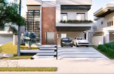 Espetacular sobrado novo alphaville ii, 5 suítes, construção de 397 m² e área terreno: 494 m²,