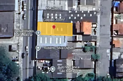 Galpão 10x30m² para locação na av. carlos ferreira lopes, região valorizada de mogi