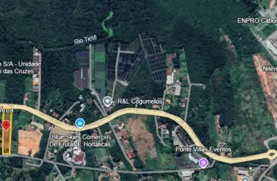 Área com duas frentes e grande potencial logístico e comercial em mogi das cruzes