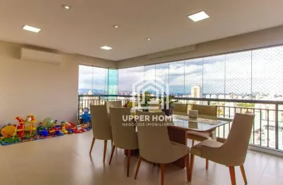 Apartamento a venda de alto padrão com 3 dormitórios (1 suíte) varanda gourmet - 2 vagas - parque são jorge-sp