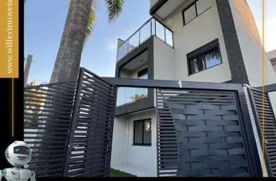 Casa com 3 quartos à venda na rua alcides gonçalves da rocha, atuba, curitiba, 134 m2 por r$ 939.000