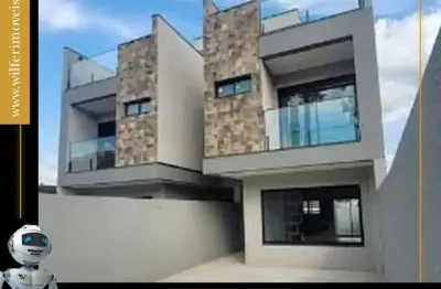 Casa com 3 quartos à venda na rua abrão winter, xaxim, curitiba, 125 m2 por r$ 899.000