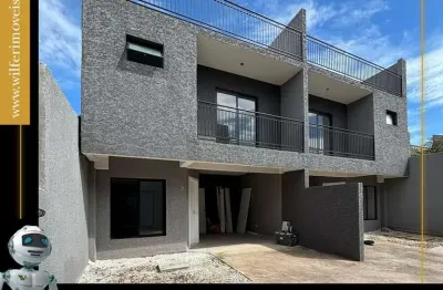 Casa com 2 quartos à venda na rua francisco fávaro, 105, santa cândida, curitiba, 102 m2 por r$ 594.999