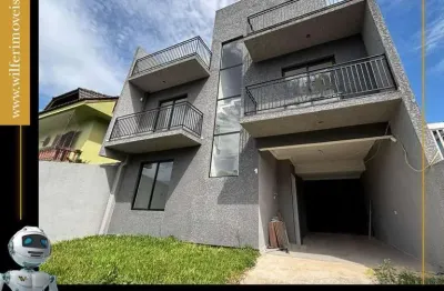 Casa com 2 quartos à venda na rua francisco fávaro, 105, santa cândida, curitiba, 133 m2 por r$ 639.900