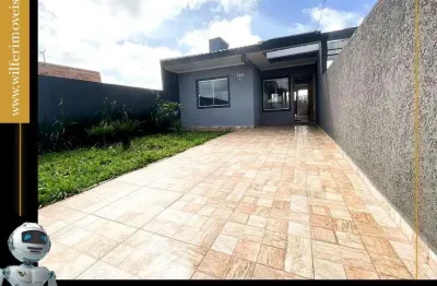 Casa com 3 quartos à venda na rua rio da graciosa, 129, iguaçu, fazenda rio grande, 52 m2 por r$ 315.000