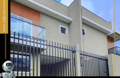 Casa com 3 quartos à venda na rua edgard cavalcanti de albuquerque, 750, sítio cercado, curitiba, 75 m2 por r$ 499.800