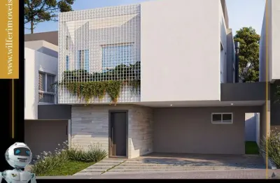Casa com 3 quartos à venda na rua jeremias maciel perretto, 500, campo comprido, curitiba, 201 m2 por r$ 2.519.512