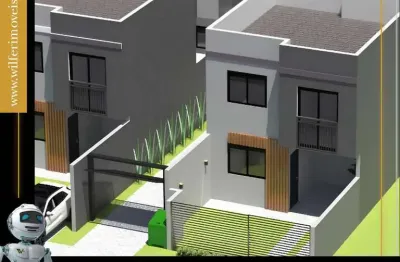 Casa com 3 quartos à venda na rua arapori, 348, sítio cercado, curitiba, 69 m2 por r$ 455.000