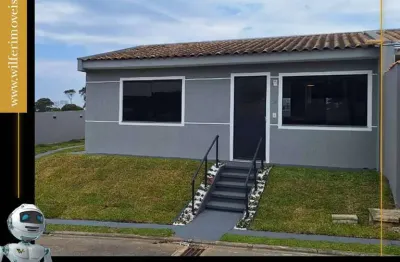 Casa com 2 quartos à venda na rua antônio serafim, 161, parque do embu, colombo, 64 m2 por r$ 299.000