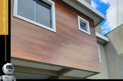 Casa com 3 quartos à venda na rua edgard cavalcanti de albuquerque, 750, sítio cercado, curitiba, 83 m2 por r$ 490.000