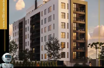 Apartamento com 3 quartos à venda na rua crupaitis, 797, santa quitéria, curitiba, 64 m2 por r$ 656.278
