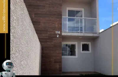 Casa com 2 quartos à venda na rua professora izabel lima de oliveira, ganchinho, curitiba, 59 m2 por r$ 360.000