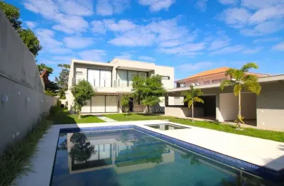 Casa com 5 dormitórios, 821 m² - venda por r$ 9.900.000,00 ou aluguel por r$ 57.202,00/mês - barra da tijuca - rio de janeiro/rj