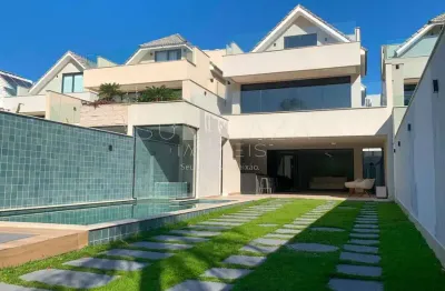 Casa com 4 quartos, sendo 4 suítes para locação, na barra da tijuca - condomínio rio mar