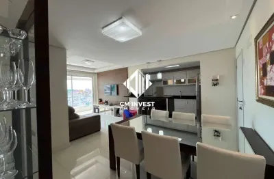 Apartamento mobiliado de 03 quartos  sendo 1 suíte á venda no bairro campinas - são josé/sc
