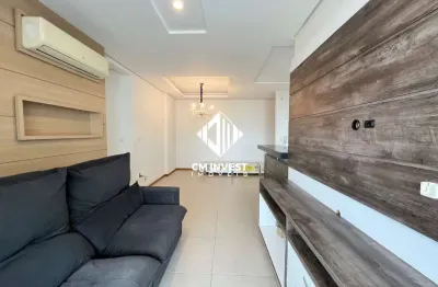 Apartamento 3 quartos em barreiros são josé sc - andar alto,vista mar, 86m² e 2 vagas