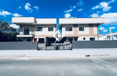 Casa nova com 3 quartos  ( 1 suíte ) no jardim botânico - são josé sc - r$ 599 mil