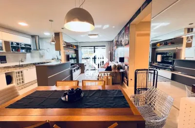 Apartamento garden no kobrasol - são josé da sc, 3 dormitórios e 2 vagas de garagem mobiliado.