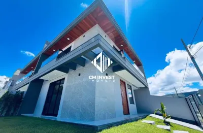 Casa de esquina no lisboa iii - 3 quartos, suíte e 127m² em forquilhas, são josé sc