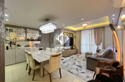 Apartamento Mobiliado  4 Quartos com 113m² na Praia Comprida - São Jose SC | 2 Vagas