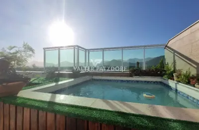 Vendo cobertura duplex de luxo com 4 quartos em vargem pequena