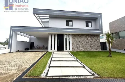 Belíssimo sobrado, em condomínio fechado de alto padrão na cidade de indaiatuba.