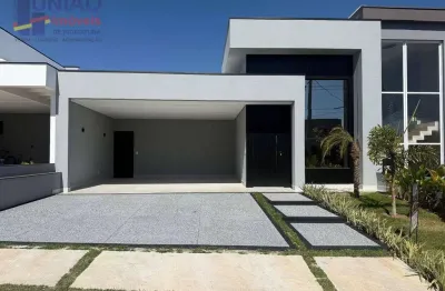 Casa nova a venda, em condomínio fechado, indaiatuba/sp. 3 suítes e escritório