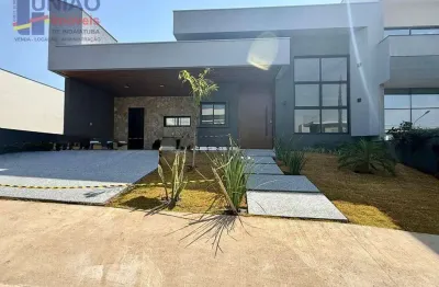 Casa nova à venda, em condomínio fechado de alto padrão em indaiatuba/sp