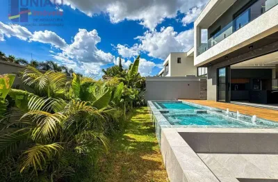 Casa de alto padrão à venda,  condomínio fechado em indaiatuba/sp.