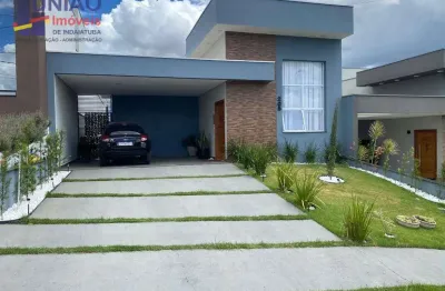 Casa a venda em condomínio fechado em indaiatuba/sp, portaria e segurança 24hs e área de lazer.