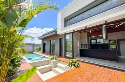 Casa de alto padrão a venda em condomínio fechado de indaiatubaqsp.