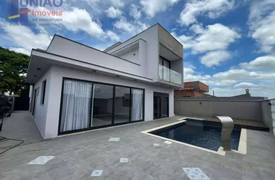 Sobrado com 3 suítes para alugar, 300 m² por R$ 14.130/mês - Jardim Reserva Bom Viver - Indaiatuba/SP