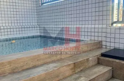 Cobertura com 3 quartos, guilhermina, praia grande - r$ 600 mil, cod: 207023