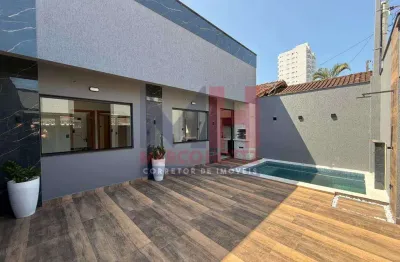 Casa com 3 quartos, caiçara, praia grande - r$ 860 mil, cod: 207847