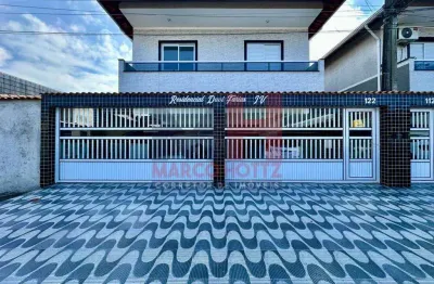 Casa de condomínio com 2 quartos, nova mirim, praia grande - r$ 280 mil, cod: 208198