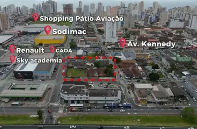 Terreno comercial para alugar em Aviação, Praia Grande 