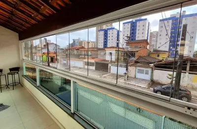 Sobrado com 3 quartos, Canto do Forte, Praia Grande - R$ 1.1 mi