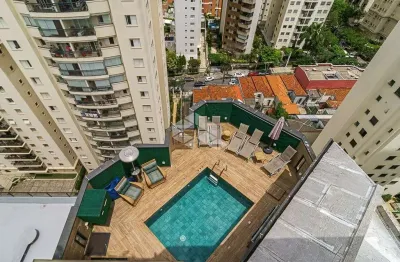 Cobertura duplex 420m², 4 suítes, piscina, sauna, e 4 vagas a venda nas perdizes!
