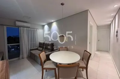 Apartamento para locação no edifício mediterrâneo, com 72m² e duas suítes