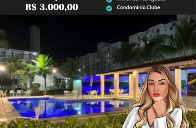 Apartamento residencial para locação no riviera buraquinho, lauro de freitas
