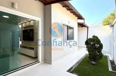 Casa linear 3 quartos c/ suíte | espaço gourmet  com churrasqueira