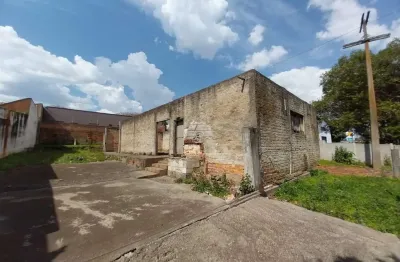 Terreno comercial para alugar na rua manoel ribas, 37, cará-cará, ponta grossa, 483 m2 por r$ 1.500