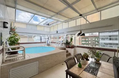 Cobertura com 2 quartos à venda no embaré, santos , 200 m2 por r$ 1.600.000