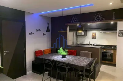 Apartamento mobiliado a venda, 79 m² por r$ 1.075.000,00 - alphaville/sp