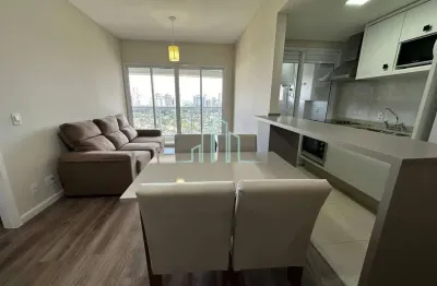 Apartamento mobiliado para aluguel, 50 m² por r$ 5.100,00 - alphaville/sp