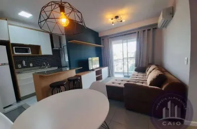 Apartamento mobiliado,1dormitório para alugar,50m² por r$ 4.300 -alphaville