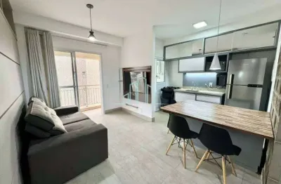 Apartamento mobiliado, 50 m² - aluguel por r$ r$ 3.900,00 - alphaville/sp